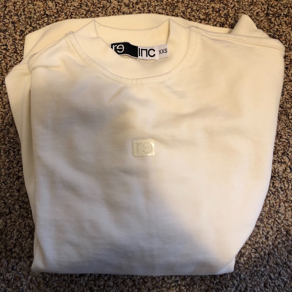 re—inc RWB white crewneck sweatshirt